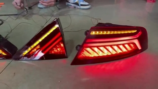 Audi A7 11-14 Rear Tail Lamp Lamps Pair